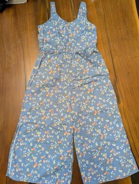 Girls Cropped Jumpsuit